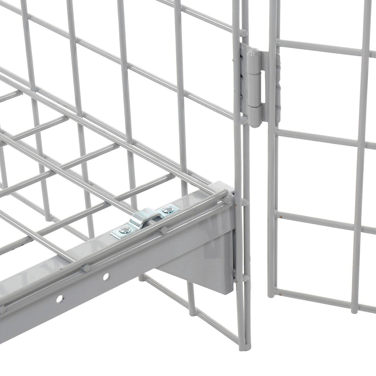 Global Industrial 4' x 2' x 4' / Grey / Industrial Storage Lockers