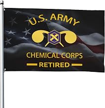 US Chemical Corps Retired Outdoor 4x6Ft Waterproof Polyester Flag - Home Yard Decor1