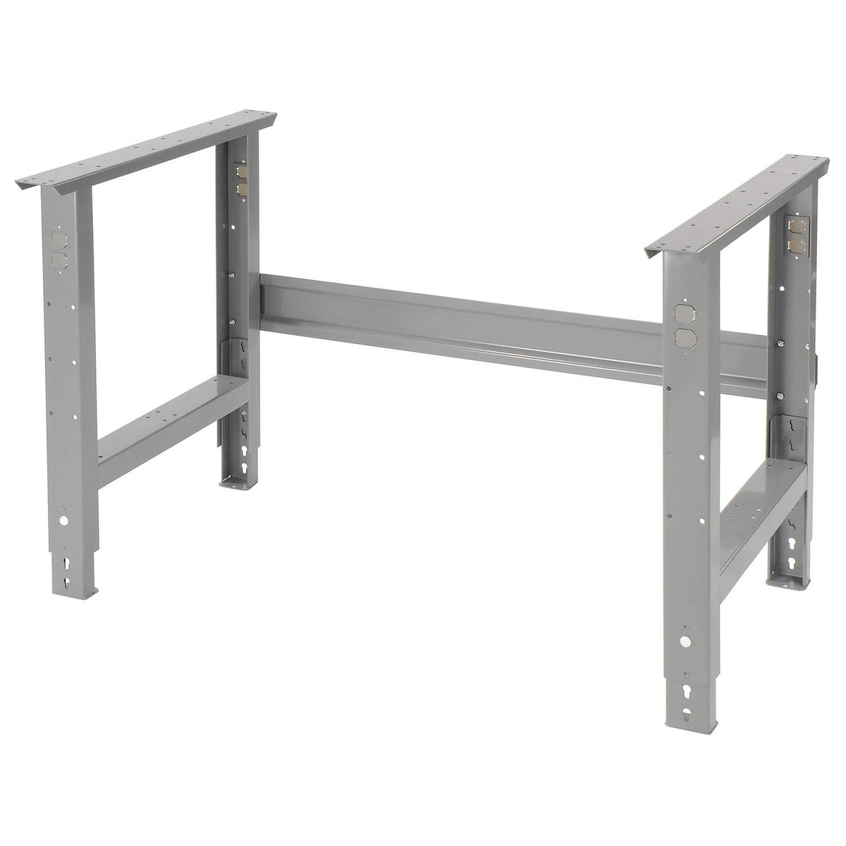 Adjustable Height Workbench C-Channel Leg by Global Industrial – 30"L x 48"W x 4"H, Steel, Gray, Model 601419
