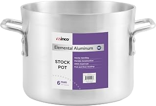 ALHP-60 - Elemental Aluminum Stock Pot, 6mm - 60 Quart