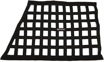 Allstar Performance ALL10293 Window Net Ribbon Style Angled Black Non-SFI