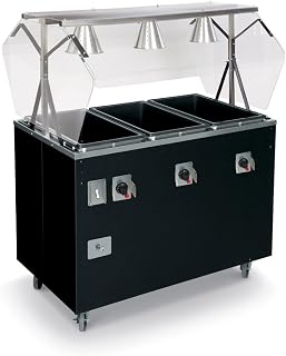 Vollrath T38947 Affordable Portable Hot Food Station Deluxe