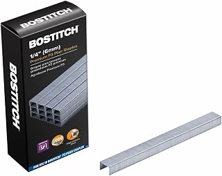 Bostitch Office Premium Staples for P3-Chrome Plier Stapler, 0.25-Inch Leg, 5,000 Per Box (SP191/4)