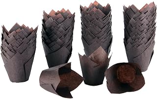 Novacart Tulip Cupcake Muffin Baking Cup Wraps Standard 200 Count