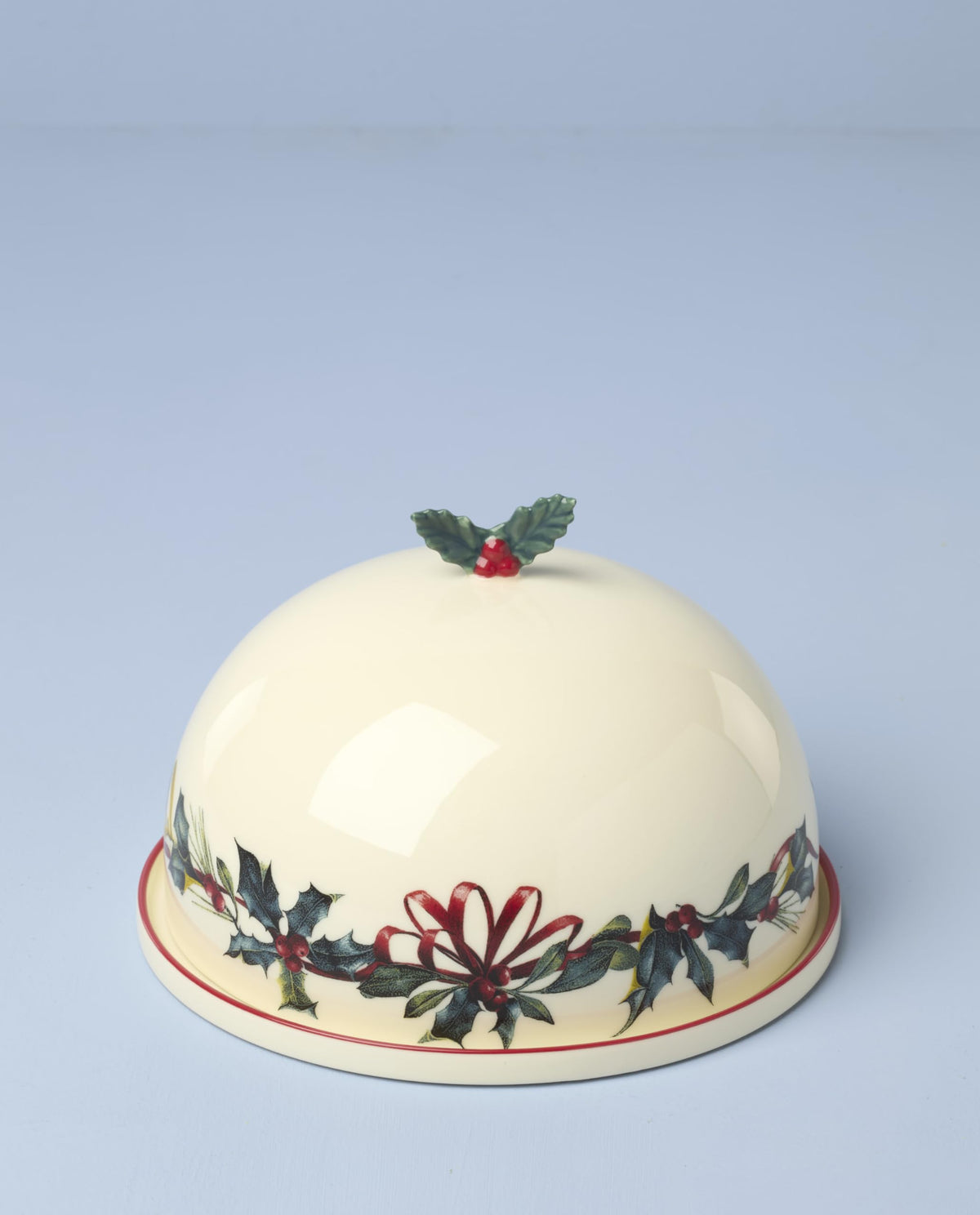 Winter Greetings Small Covered Dish by Lenox – 1 Count, Porcelain, Multicolor, Model 899169