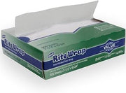 Dixie Rite-Wrap Light-Weight Interfolded Dry Wax Deli Paper by GP PRO (Georgia-Pacific), RW86W, White, 10.75" W x 7.5" L, 6,000 Count (Case of 12 Boxes, 500 Sheets Per Box)