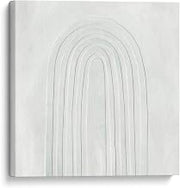 Canvas Lab | Arcobaleno Bianco III by Emma Scarvey | 35 x 35 in | Canvas Print Wall Art