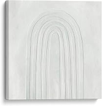 Canvas Lab | Arcobaleno Bianco III by Emma Scarvey | 35 x 35 in | Canvas Print Wall Art