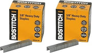 Bostitch Office Heavy Duty Premium Staples, 25-55 Sheets, 0.375 Inch Leg, 5,000 Per Box (SB353/8-5M) (Pack of 2)