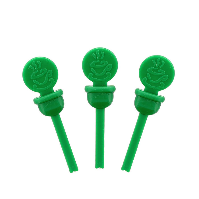 StixToGo Beverage Plugs - Leak Prevention Coffee Accessory for Hot Drinks, Disposable Coffee Stoppers, Fits Standard Lids - Green, 2", Pack of 2000