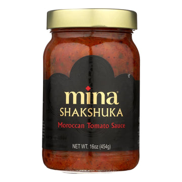 Sce, Tomato, Shkshuka, Mrccn, Pack of 6, Size 16 FZ, (Gluten Free Kosher Low Sodium Vegan Wheat Free Yeast Free)6 by Mina – No Size, Plastic, No Color, Pack of 6