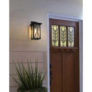 Jada One Light Outdoor Wall Sconce Black by Lighting Design – 40W max, Aluminum, Black