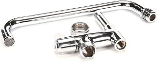 T&S Brass 5AFL10 Faucet with Add-On for Pre-Rinse and 10-Inch Swivel Spout