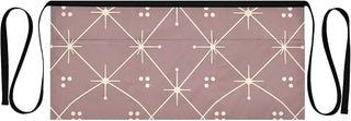 Pink Star Waist Apron with 3 Pockets Waiter Server Short Aprons 25.2x11.8 Inch Stain Resistant Apron for Kitchen Garden Restaurant 1 Pack