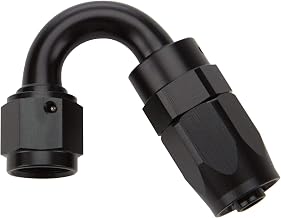 Reusable Hose End Black 150 Deg Elbow -8