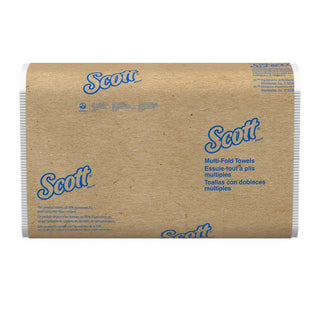 Scott 37490 Multi-Fold Towels, 8 x 9.4 in., (White 250 Towels/Clip, 16 Clips/case)