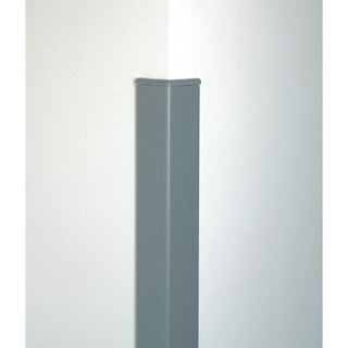 Corner Guard by Pawling – 50"L x 9"W x 5"H, Vinyl, Gray, Model CG-10-4-5