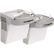 Versatile Cooler Wall Mount Bi-Level by Elkay – Sensor-Activated, Stainless Steel, Light Gray Granite, Model EZOOSTL8LC