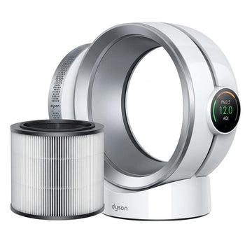 Purifier Hot+Cool Purifying Heating Fan HP by Dyson – 5.12" W x 30" H, White, Model Dyson
