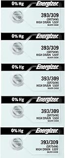 Energizer 393 Silver Oxide 10 Batteries (SR754W)