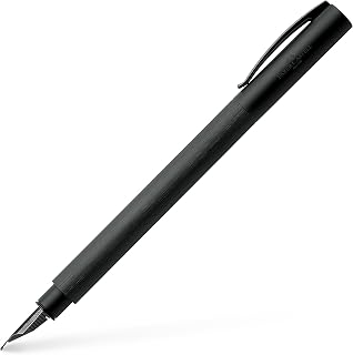 Faber-Castell Ambition Fountain Pen, All Black - Medium