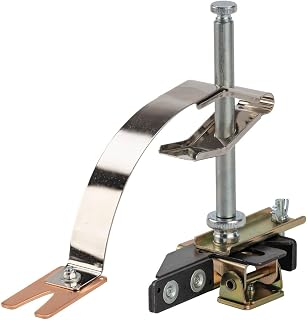 Strong Hand Tools Strong Hand, Magnetic Spring Clamp, Full 360° Rotation, V-Grooved Copper Contact Pad, ertical shaft holding, V-Pad, MEH25