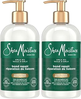 Shea Moisture SheaMoisture Bond Repair Conditioner Amla Oil Strengthens And Repairs Hair Bonds With Hydroplex Technology And Amla Oil For Less Breakage With Restorative HydroPlex Infusion 13 FlOz,(Pack of 2)