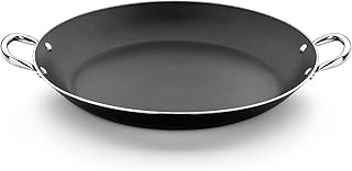 Monix Resistent Plus Non-Stick Aluminium Paella Pan 30 cm, Suitable for All Types of Cookers Including Induction Hobs