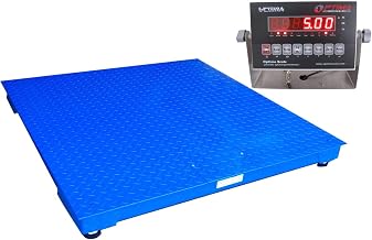 Optima NTEP Heavy Duty Pallet/Floor Digital Scale 48" x 96" 10,000lb x 2lb, OP-916-4x8-10LED