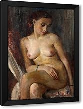ArtDirect Le modèle nu au bracelet vert (ca 1930) Custom Framed Art Print Giclee Print or Canvas Options with Various Sizes and Customization by Vera Rockline