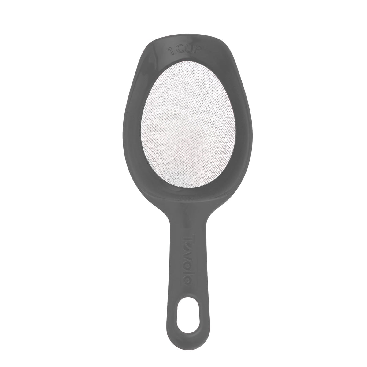 Scoop And Sift 1 Cup Charcoal by Tovolo – Sifter, 8 ounces, Nylon, Charcoal, Model 49000-200