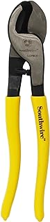 Southwire 9" Cable Cutter Ergo Dip - Ergonomic Comfort Grip for Reduced Fatigue - Forged Steel Build with Black-Oxide Finish - High-Leverage Pivot - Electrical Cutting Tool