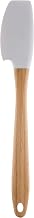 Tablecraft Slim Spatula, 12 x 2 x .75", Bamboo & Silicone