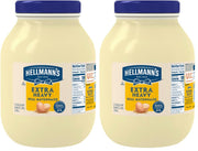 HELLMANN'S Mayonnaise / 128 Fl Oz (Pack of 2) / Extra Heavy Mayonnaise