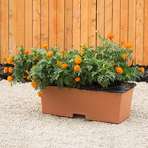 ® Container Gardening System - Terra by EarthBox – 29 inches L x 13.5 inches W x 11 inches H, 3 gallons, Plastic, Terra, Model 80205