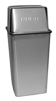 Witt Industries Silver / 21.0 gallons / 1 Wastebaskets