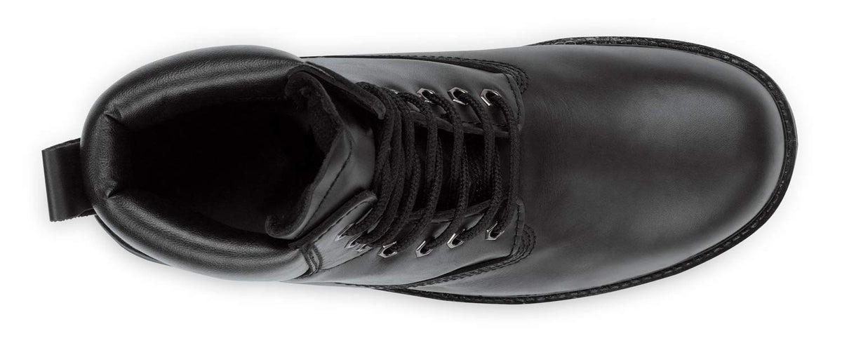 Mens 6 Black Duluth Soft Toe Waterproof SRO Boot 9.5 EW by SR Max – 9.5 X-Wide, Leather, Black, Model Maxtrax