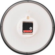 12" Wall Clock by Global Industrial – Plastic, White, Model 695322