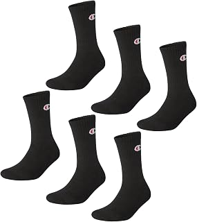 Champion Unisex Core 6pp CrewAnkle Socks