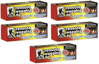 CSL Creosote Sweeping Log Chimney Cleaner - Quantity by CSL-Computer – 1 Count (Pack of 5)