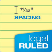 TOP20220 20220 Perforated Writing Pad by Ampad – 8 1/2" x 11 3/4" (Pack of 2), Cardstock Paper, Canary, Pack of 2, Model 20-220