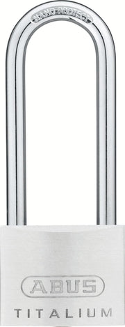 ABUS 1 / Gray / 50 mm lock body, high shackle Keyed Padlocks