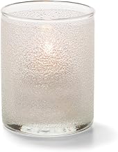 Hollowick Clear Ice Tealight Cylinder Glass Lamp, 2 1/2 inch Height - 1 Each.