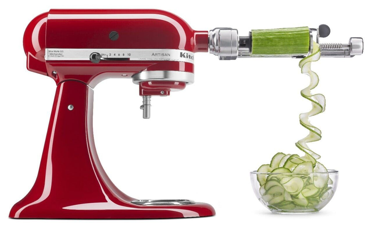 KitchenAid 1" / Spiralizer - 7 Blades / Polished Aluminum Mixer Parts & Accessories