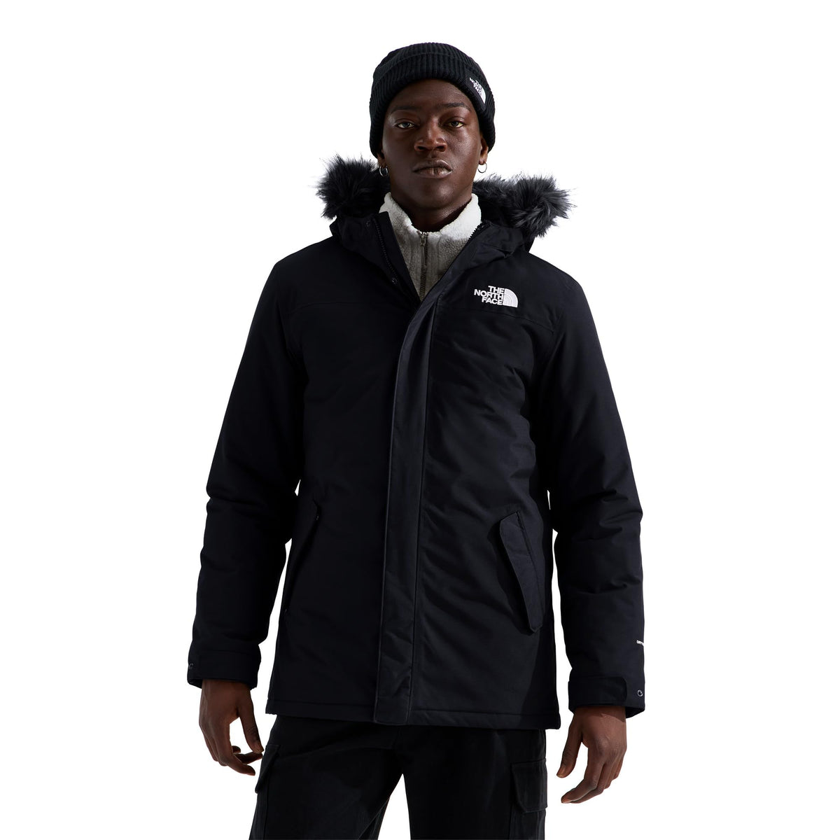 Men's Zaneck Jacket by The North Face – XX-Large, Nylon, Tnf Black/Tnf Black, Model NF0A4M8H