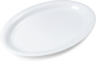 Carlisle FoodService Products Displayware Plastic Catering Platter 21" x 15" White