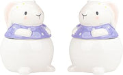10 Strawberry Street Sweet Bunny Sugar Bowl, Set of 2