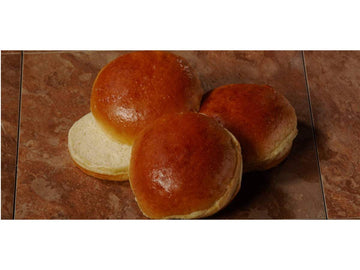 4 inch Brioche Hamburger Bun -- 120 per case. by Gonnella Baking – 4 inches, Pack of 120