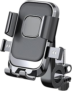 Motorcycle Phone Holder for SWM RS300 2017-2026,Mobile Phone Shockproof Support Holder Reinforced with Alloy Material Mechanical Lock Easy to Install,Black