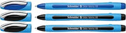 Schneider Slider Memo XB Ballpoint Pen with Cap, Stroke Width: XB, Ink Colour: Black/Blue, Made in Germany, Pack of 3